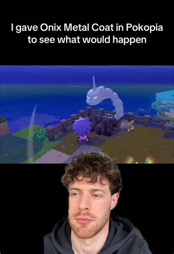 I was so excited 😂 #pokemon #pokopia #pokemoncommunity #pokemongame | Onix Pokémon