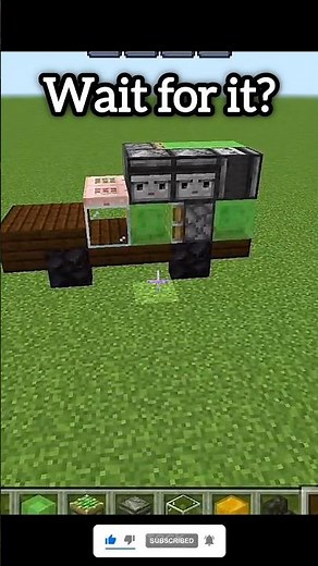 Build a WORKING CAR in Minecraft (No Mods!) #Shorts #Minecraft #Gaming