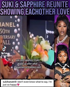 After all the drama on Baddies East, Suki and Sapphire showed nothing but love at the House of Chanel Ball 🤍💫. Spotted hugging and walking together after Sapphire’s big win, the two besties look like they’ve finally made up — and the fans couldn’t be happier to see them back on good terms! 🥹💕 #Suki #Sapphire #HouseOfChanelBall #BaddiesEast #baddies | Baddieshottesttea