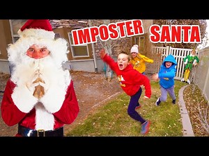 We Caught an Imposter Santa! Fun Squad Secret Mission! - Videos For Kids