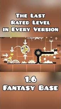 🤯 The Last Rated Level in Every Version #geometrydash #gd #shorts