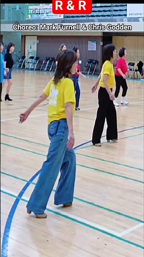 R&R Line Dance|🎵🎶 It's Raining🔊#Shorts