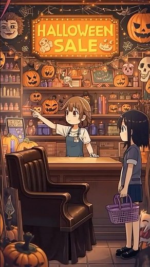 Halloween Shop English Conversation for Kids 2 🎃 | 子ども向けハロウィン英会話・リスニング練習