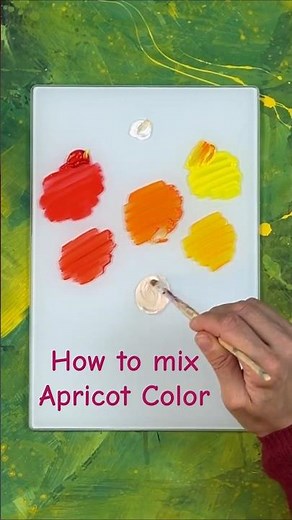 How to Mix Apricot Color