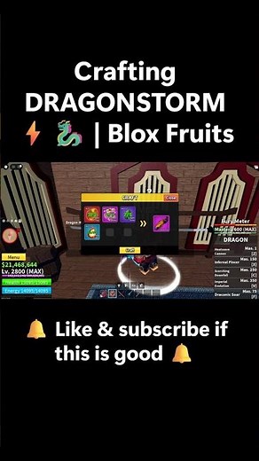 Crafting DRAGONSTORM ⚡🐉 | Blox Fruits