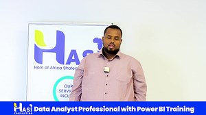 17 reactions | Tababarka Data Analyst Professional with Microsoft Power BI Kooxdii 3aad oo la Qaban Doono 24-26 October 2023 waxa Ka Hadhay Hal Malin oo kaliya. Guji Link-ga Hoose si aad isu Diiwaangaliso ama soo Wac 0657555549/ 0634222191/0634221400 https://hasiconsulting.com/power-bi/ #dataanalytics #PowerBI #hasiconsulting #bussiness | HASI Consulting | Facebook