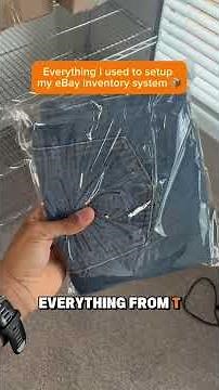 Everything I used to setup my eBay inventory system 📦