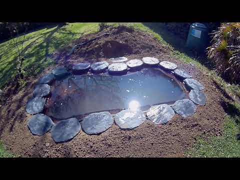 Installation of a preformed garden pond: step by step