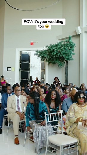 Grand Entrance from the Groom #weddingtiktok #wedding #weddingday | wife walking down the aisle