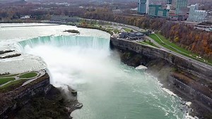 Amazing Aerial View Of Niagara Falls