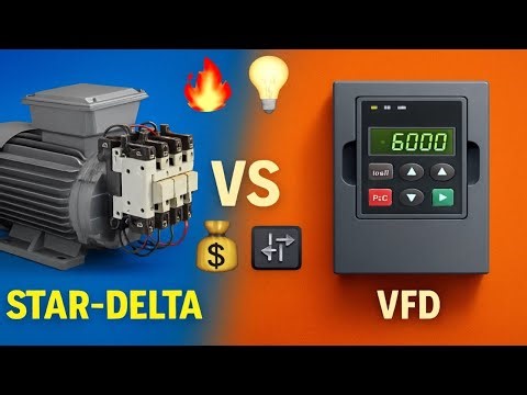 Industrial Motor Secrets: Star-Delta vs VFD Explained||Star-Delta vs VFD: Which One Wins in 2026?