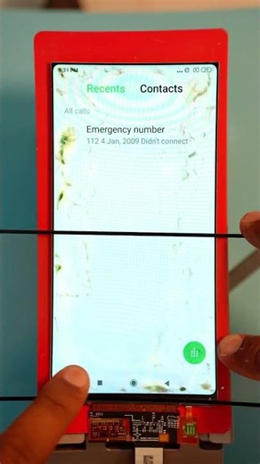 Mobile display black dot fix asmr #smartphone #amoled #amoled