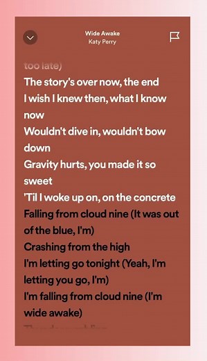 God knows that I tried, seeing the bright side. #katyperry #wideawake #music #lyrics #spotify #tiktokmusic #fyp #fypmusic