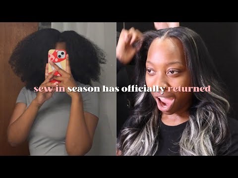 Versatile Sew-in Weave w/Leave Out 💇🏽‍♀️ 🧵✂️