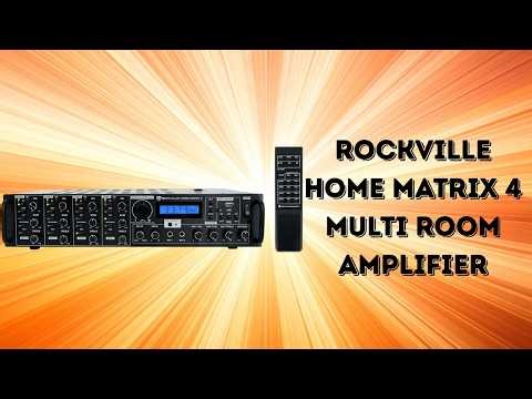 Multi Room Audio Made Easy with Zone Control and Bluetooth | Rockville Home Matrix 4 Review