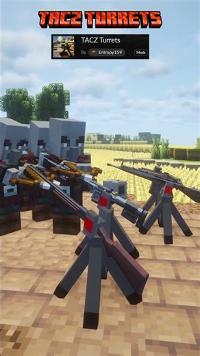 Minecraft Top Gun Mods #8 #shorts #minecraft