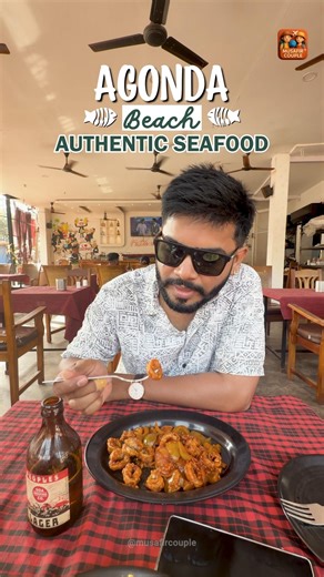 Authentic Seafood in Budget at Agonda Beach Goa 😍 Must Try Hidden Food Spot in South Goa - Fatima