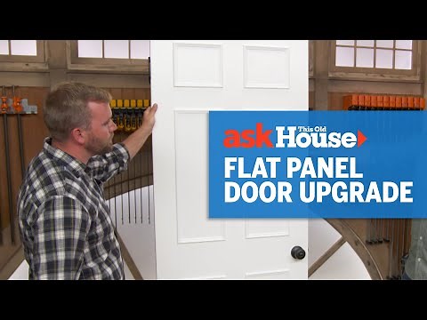How to Update a Flat Panel Hollow Core Door | Ask This Old House