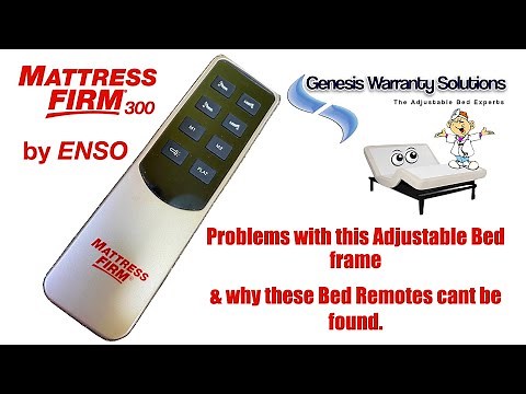 ENSO Mattress Firm 300 Adjustable Base Remote/ Control Box Toubleshooting 4K