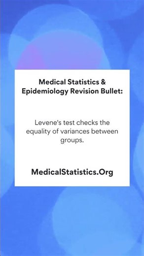 Daily Medical Statistics & Epidemiology Exam Revision Bullet