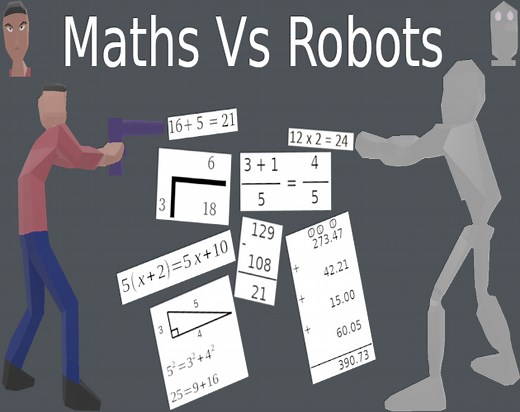 Maths Vs Robots by A.M. Games