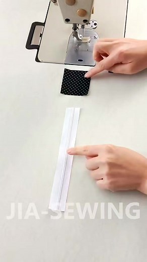 Zipper Tabs🤐🍁✨ #diysewing #sewingideas #reels #viral #design | Jia Sewing