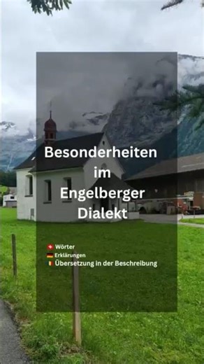 Besonderheiten im Engelberger Dialekt #obwalden #schweiz #dialekt #vokale #shorts