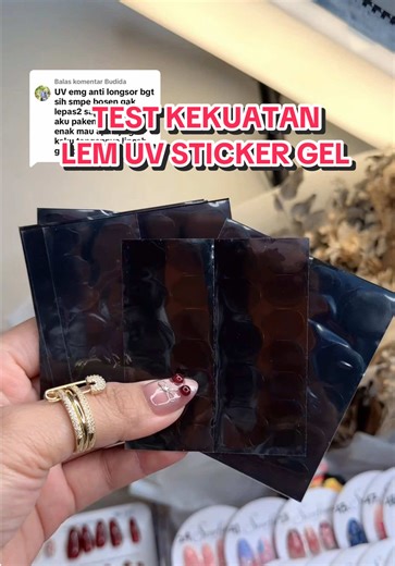 Testing the Strength of UV Sticker Gel
