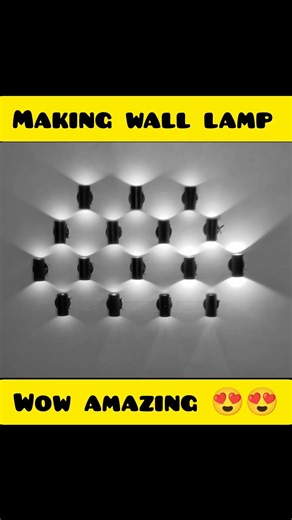 making wall lamp 🛋️😍|| #shorts #project