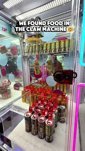 Winning Food from the Claw Machine Experience!