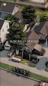Sims 4 x Project Zomboid 🧟‍♀️ Suburban Houses 🏡 #sims4 #sims4build #cozy #sims4game #fyp