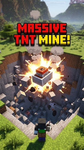 Found the perfect mine in Minecraft #minecraft #shorts #gaming