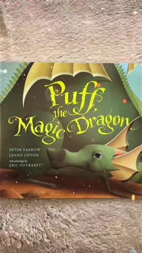 Puff the Magic Dragon 🐉 🌊 #bedtimestory #memoryunlocked #readwithme #kidsbooks #nostalgia