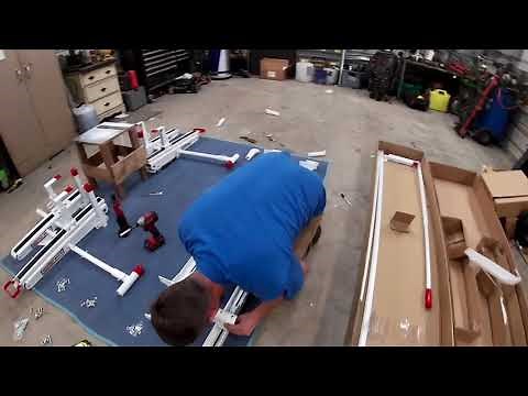 Weather guard EZ glide 2 drop down ladder rack assembly