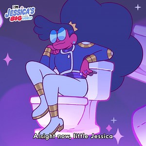 192K views · 7.7K reactions |  Bonnet, Brush, Flush  Watch Jessica groove to her bedtime routine in Jessica's Big Little World - coming soon to Cartoon Network ✨ | Cartoon Network | Facebook