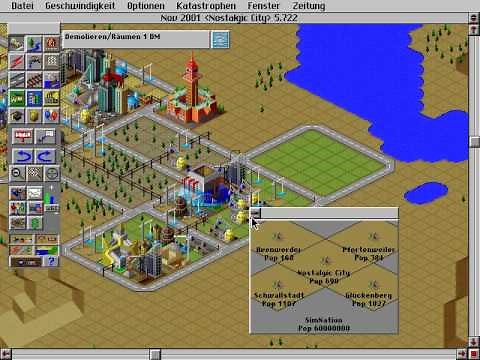Simcity 2000 - Gameplay (With Urban Renewal Kit)