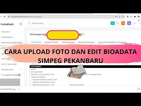 UPLOAD Foto Pribadi di SIMPEG (Pas Foto) dan Data Pribadi (Nomor KTP, NPWP, KARPEG, dll) di SIMPEG