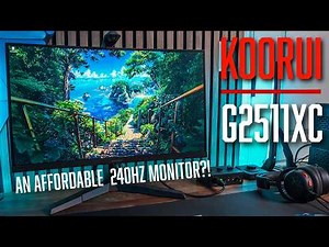 KOORUI G2511XC - A Budget Friendly VA Panel Monitor with 240hz at 1080p