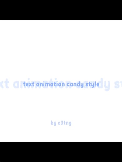Candy Style Text Animation Preset for Alight Motion