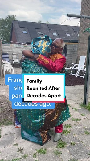 Françoise tragically lost her husband and four children many years ago. She was living in a refugee settlement in Uganda when she discovered her parents were still alive 👨‍👩‍👧 #family #happy #love