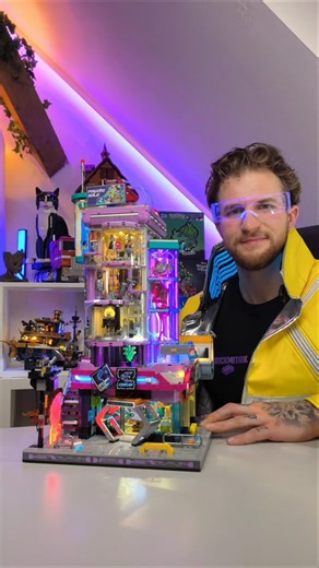 WERBUNG | Let's build "LUMIBRICKS - Cyber ​​Couture Galleria | Set 17007" with me🟡🩵 #lumibricks