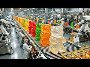 Inside a Modern Haribo Factory: From Molten Sugar to Goldbears (Full Process)