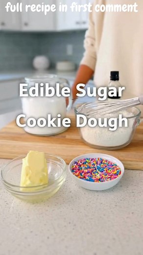 3.5K views · 15 reactions | No-Bake Sugar Cookie Dough | Easy Recipes | Facebook