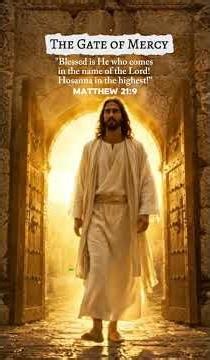 THE GATE OF MERCY: THE PROPHECY THAT STILL AWAITS #Jesus #jerusalem #youtubeshorts #christianshorts