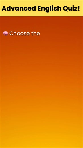 Advanced English Quiz 🔥 Modal Verbs Explained #Shorts #englishshorts #subscribe