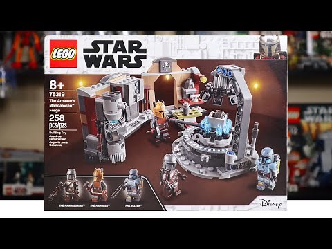 LEGO Star Wars 75319 THE ARMORER'S MANDALORIAN FORGE Review! (2021)