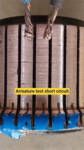 Armature test short circuit #Armature #test #short #circuit #copper #machine #armature #drill