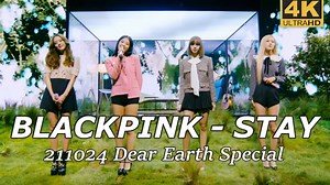 【4K修复】BLACKPINK - STAY 传递正能量！公益现场 收藏画质 211024亲爱的地球 特别舞台