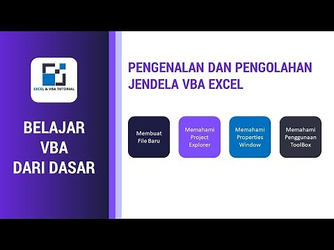 PENGENALAN DASAR - DASAR VBA EXCEL (WAJIB DIPAHAMI BAGI PEMULA)