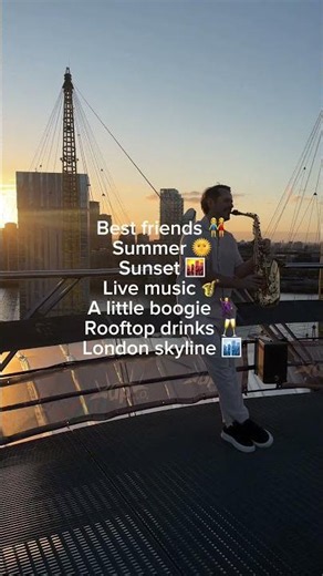 Summer Sessions at Up at The O2 ☀️ London's best sunset views & rooftop Climb.